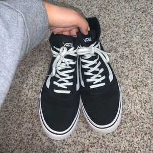 Black high top vans